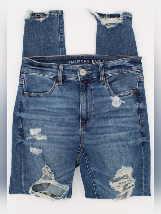 American Eagle Outfitters Denim - American Eagle Size 6R Distressed Cutout Denim Jeans